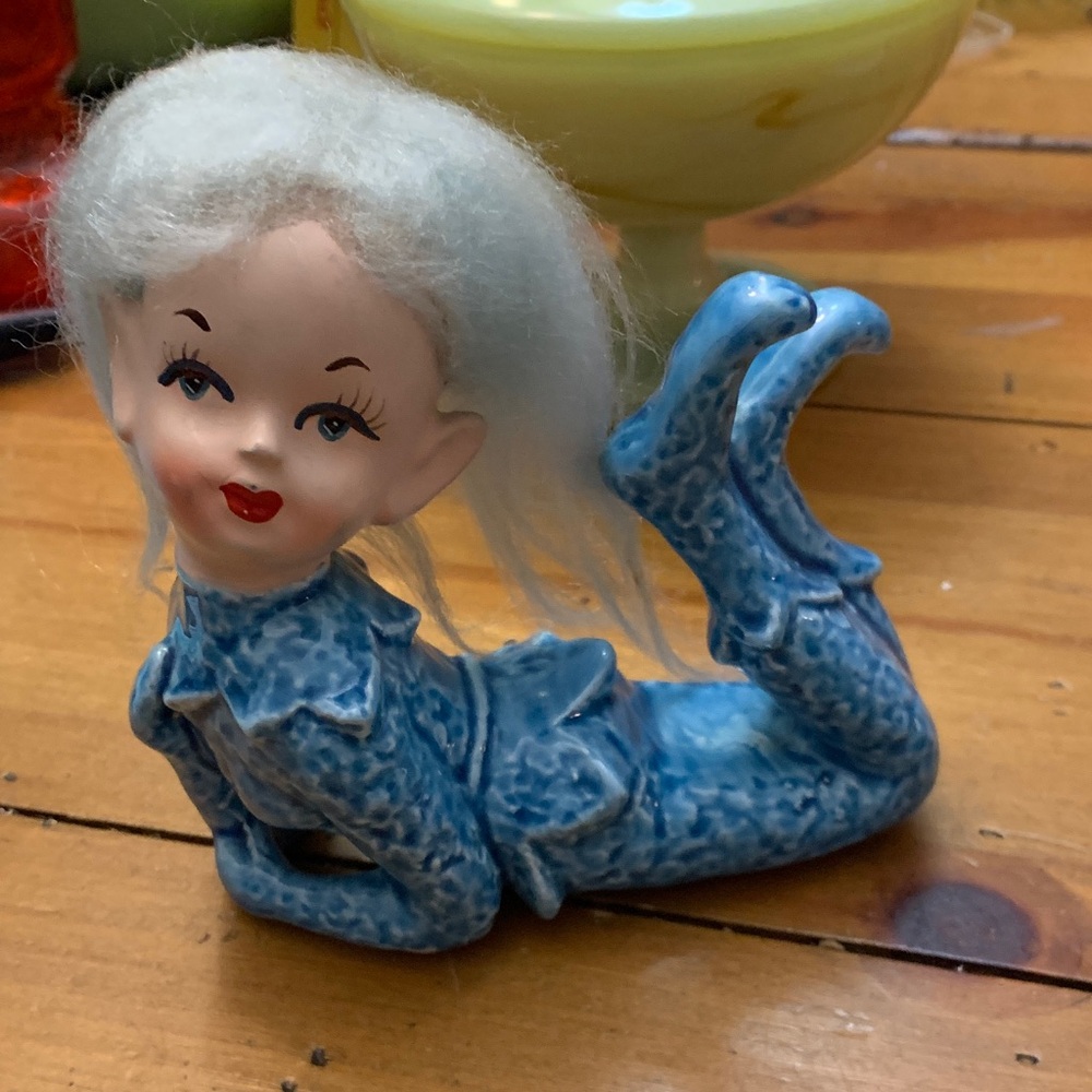 Vtg Blue Brinn’s Pixie